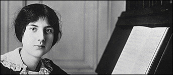 Lili Boulanger, one of the few women composers and probably one of the most talented